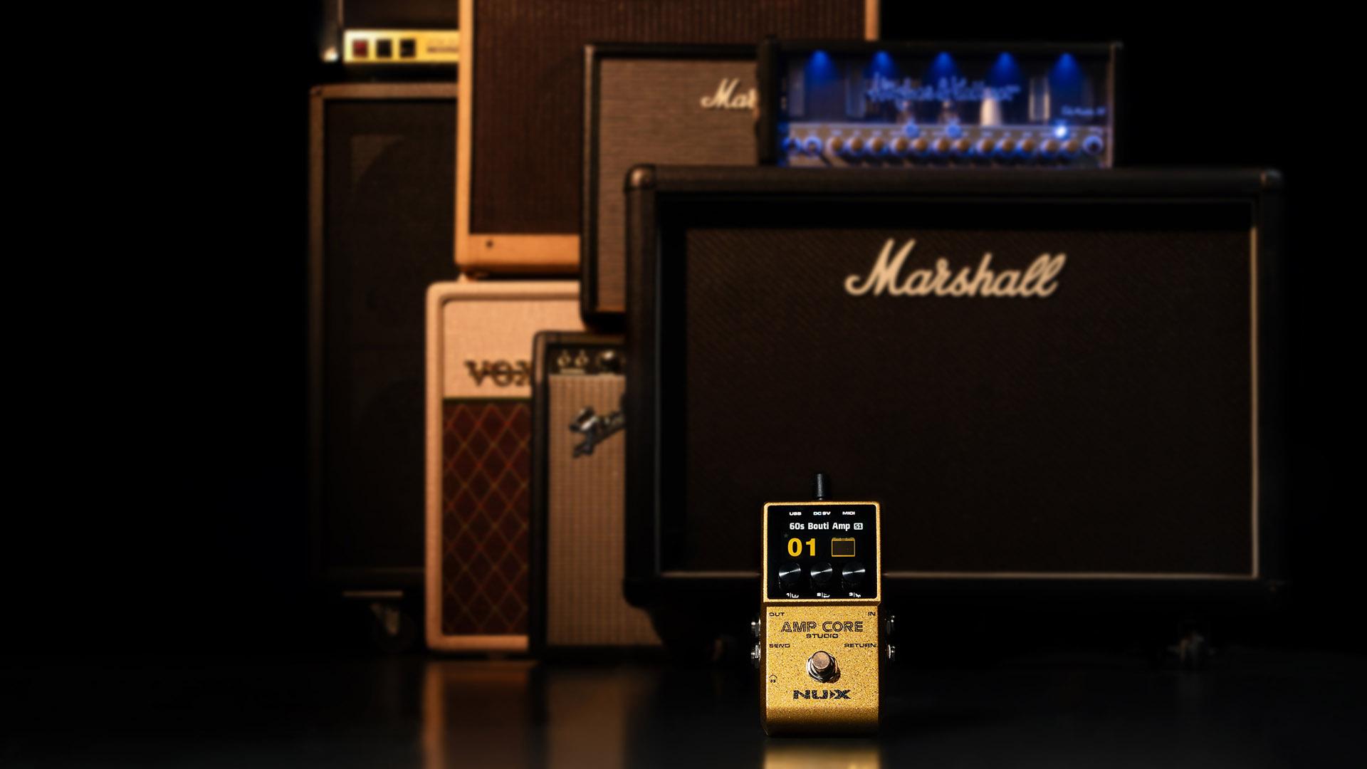 NUX Amp Core Studio Amp & Cab Sim Pedal - Andertons Music Co